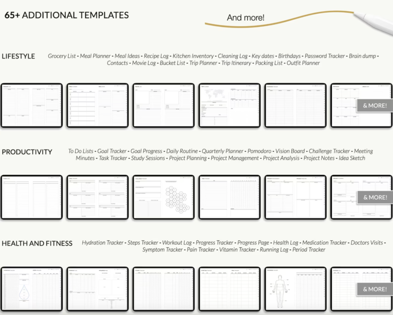 Digital planner, Goodnotes planner, iPad planner, Notability planner, Dated digital planner, Digital calendar - Image 7