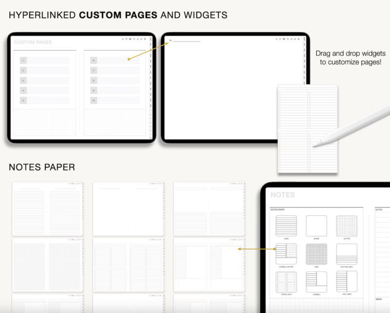 Digital planner, Goodnotes planner, iPad planner, Notability planner, Dated digital planner, Digital calendar - Image 5