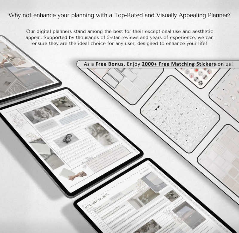 2025 Digital Planner BUNDLE | Digital Goodnotes Planner - Image 3